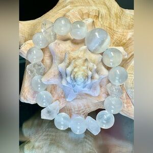 ICEMOON  NATURAL STONES  Bracelet size 7.5”